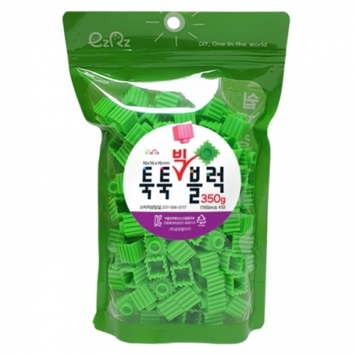 [이지툭툭 빅블럭] 16mm 리필 350g_연두