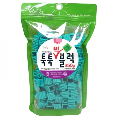 [이지툭툭 빅블럭] 16mm 리필 350g_민트