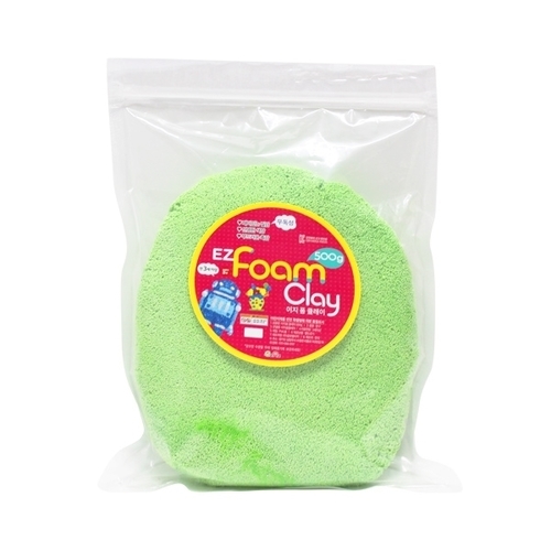 [이지폼클레이] 500g 지퍼백_연두