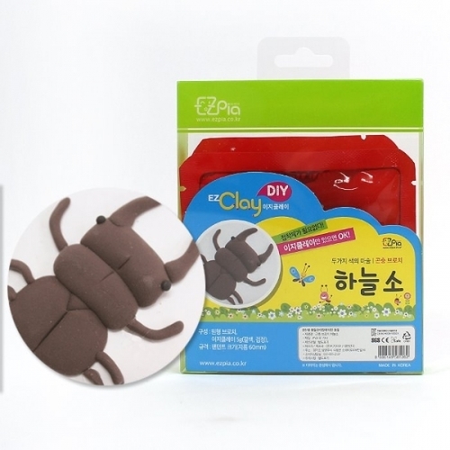곤충브로치_하늘소