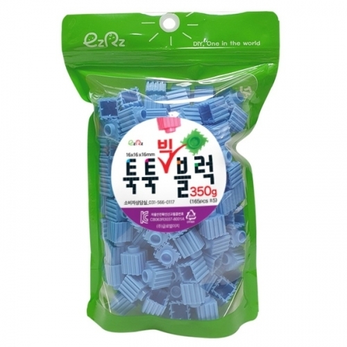 [이지툭툭 빅블럭] 16mm 리필 350g_하늘