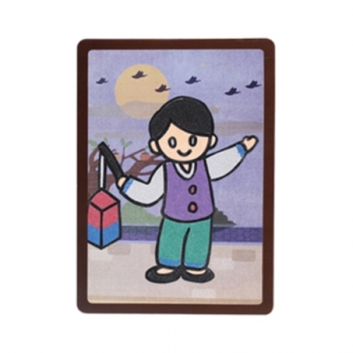 스톤아트_민속 액자4_청사초롱_10인
