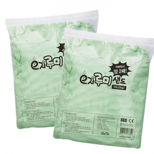 [루미샌드] 모래놀이 리필 10kg_그린