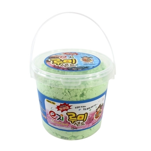 [루미샌드] 모래놀이 대용량 리필 3L_그린