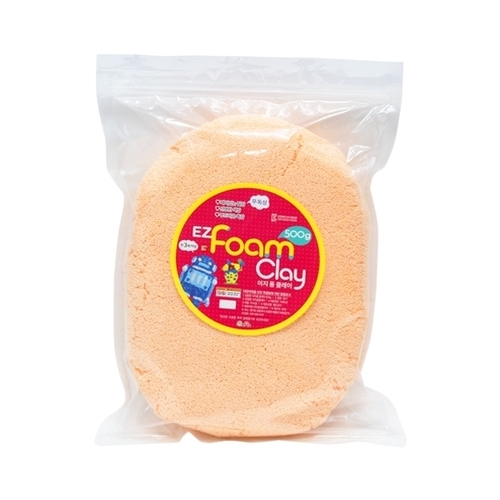 [이지폼클레이] 500g 지퍼백_살구
