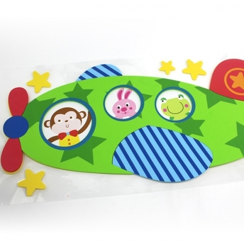 EVA 점착식 아이방 꾸미기 스티커_비행기